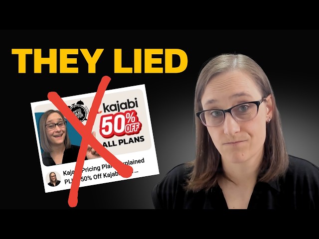 50% Off Kajabi Proves Their Last Statement Was False