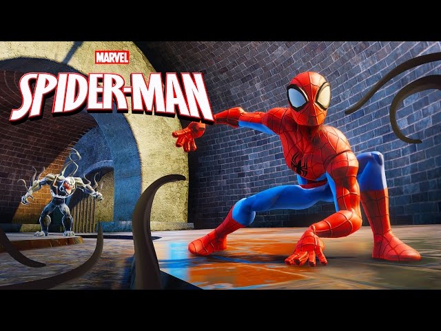 SPIDERMAN Cartoon Superhero Video Game - Spider Man D. Infinity 2.0 Marvel Super Heroes PS4