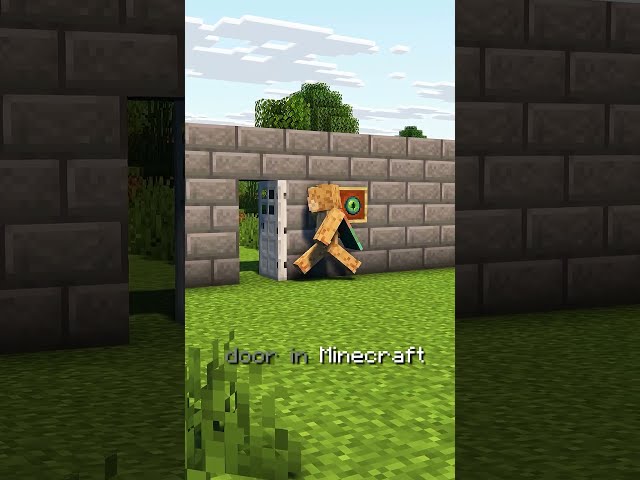 how to make a face id door #minecraft @IvanRudskoy