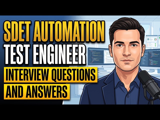 SDET Automation Test Engineer Interview Questions and Answers