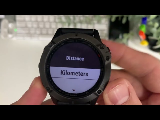 How to Change the Units on a Garmin Fenix Watch