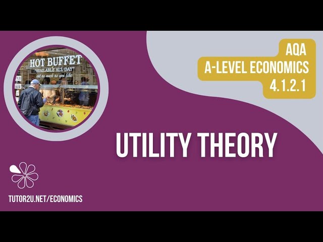 4.1.2.1 - AQA Economics - Consumer Behaviour - Utility Theory