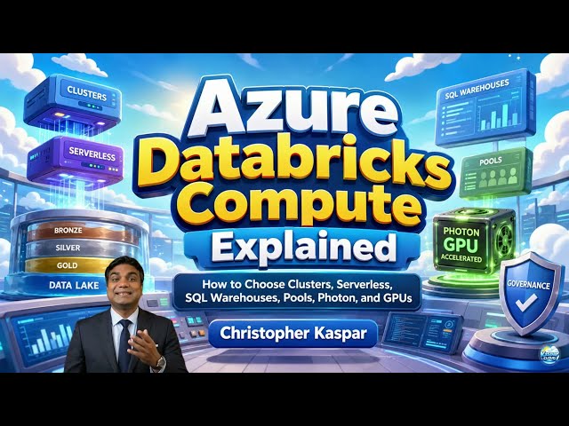 Azure Databricks Compute: How to Choose Clusters, Serverless, SQL Warehouses, Pools, and GPUs.