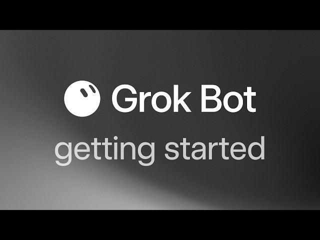 Getting started with Grok Bot
