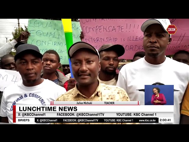 JSS interns teachers demand permanent employment