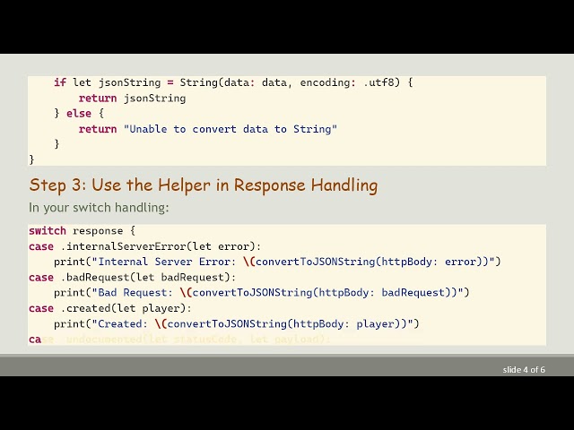 How to Convert OpenAPIRuntime.HTTPBody to JSON String in Swift