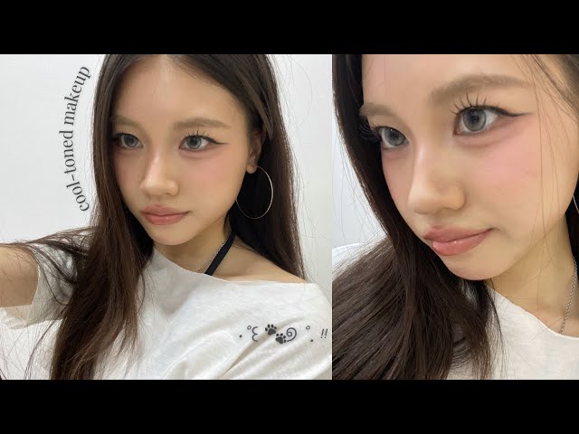 cool tone smoky makeup ♡ the makeup look that makes you look unapproachable (in a good way)