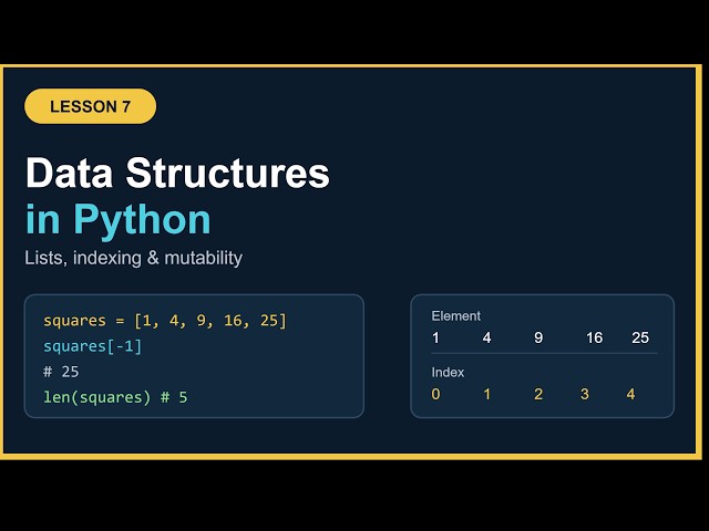 Must know about Python's list data structures
