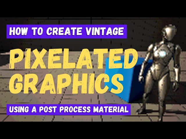 How To Create A Pixelated Effect - Unreal Engine 5 Material Tutorial