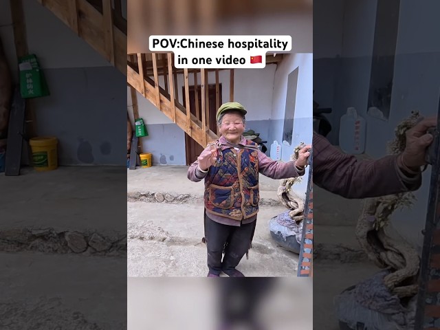 Chinese people are super hospitable! 🇨🇳🙏🏽 #china #travel #chinatravel #ruralchina