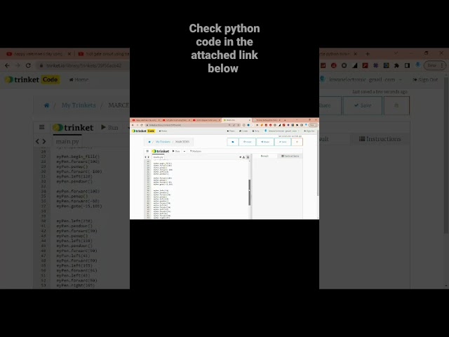 drawing #mercedesbenz #logo using #python #code #programming #trinket #computer #tutorial #diy #tech