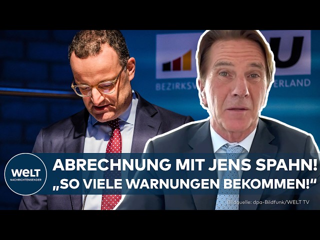 SPAHN EMBARRASSES THE CDU: "More and more people are asking: 'Have you all lost your minds?!'"