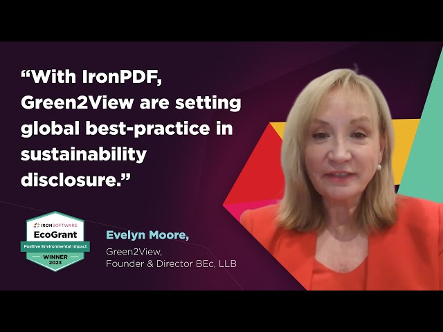 Customer Highlight: Green2View uses IronPDF