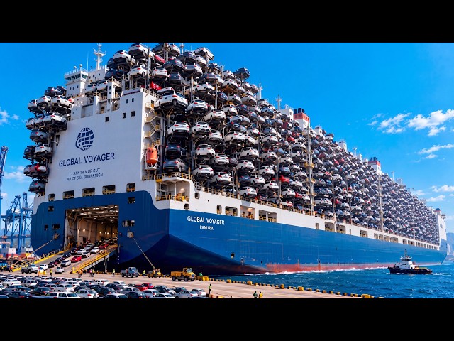 How Are 100,000 Cars Transported Across the Ocean?