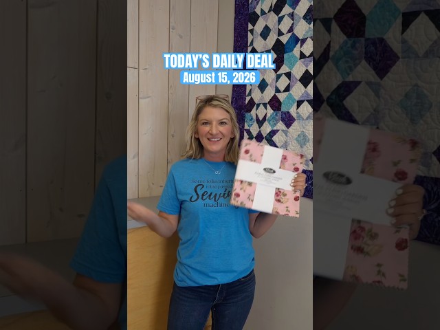 QUILTERS DAILY DEAL | August 15, 2026