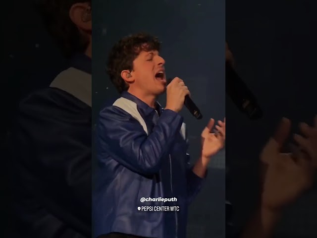 Charlie Puth performing Charlie Be Quiet at Charlie The Live Experience in Mexico | May 21, 2023