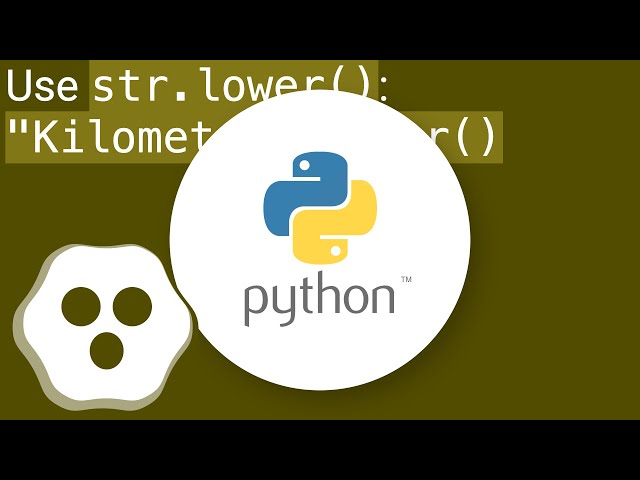 How do I lowercase a string in Python?