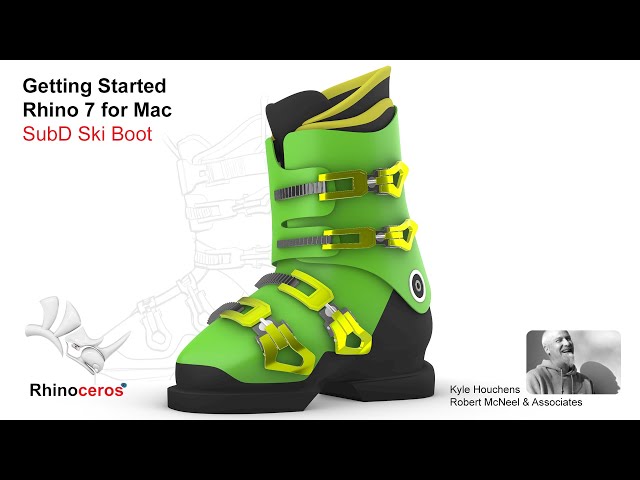 Getting started Rhino 7 for Mac - Build a Ski Boot with SubD
