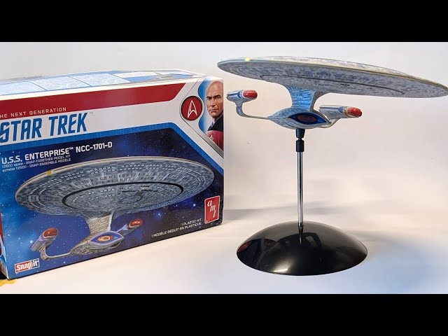How to build the Star Trek: The Next Generation Enterprise NCC-1701-D - 1:2500 scale AMT Model kit 