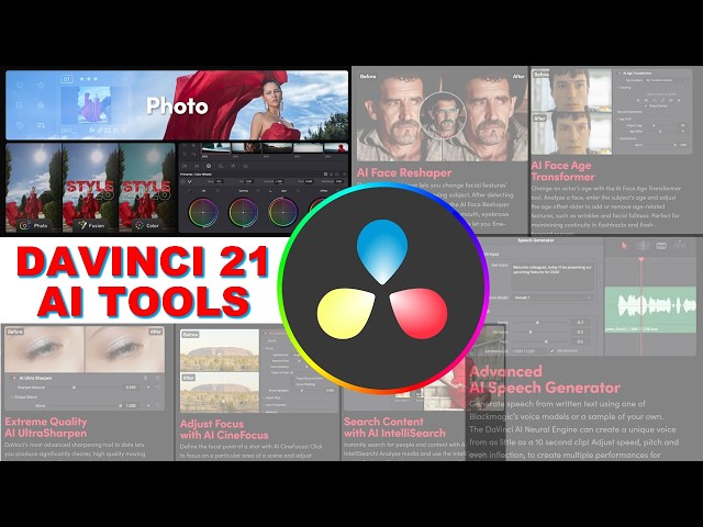 Davinci Resolve 21 Studio AI Tools (Part 2) #davinciresolve #davinciresolestudio #madediting #ai