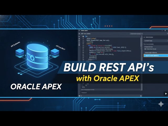 Create RESTful APIs in Oracle APEX with ORDS and Postman | Full Tutorial