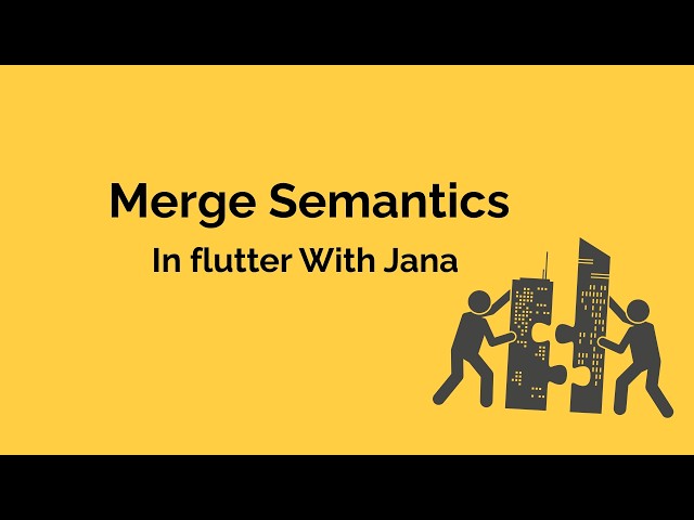 Flutter MergeSemantics Explained | Improve Accessibility Like a Pro