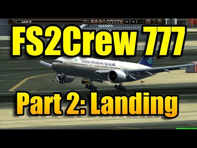 FS2CREW for PMDG 777 - LANDING