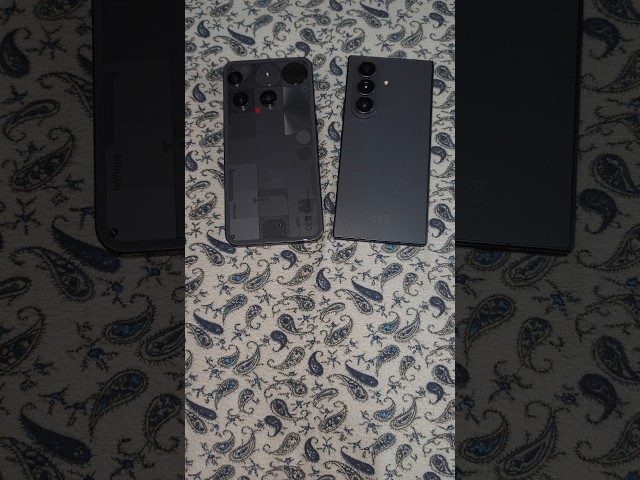 Nothing Phone 3 Vs Samsung Galaxy Fold8 Ultra Design And Size Comparison