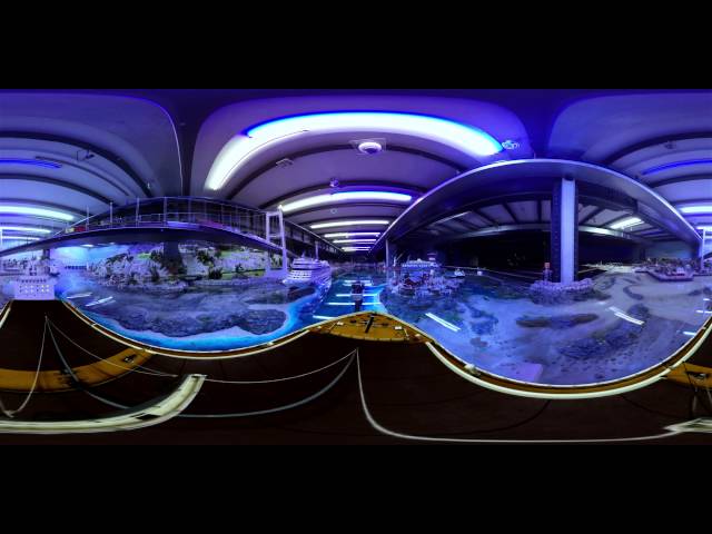 Interactive 360° Miniatur Wunderland - Move your smartphone oder mouse to see Scandinavia