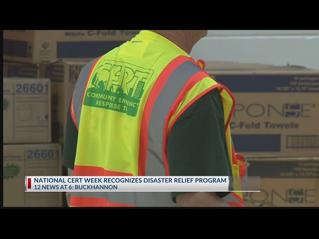 National CERT Week recognizes disaster relief program in Buckhannon