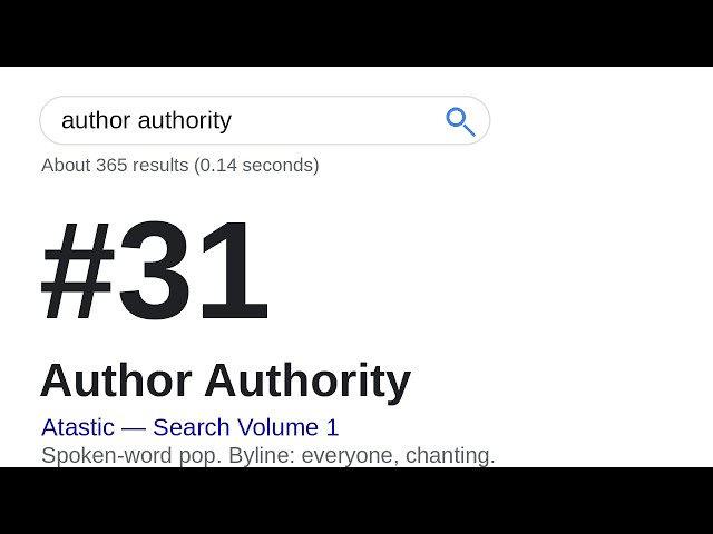 Author Authority in SEO: Real Named Experts Rank and Get Cited | Daily SEO Song #31