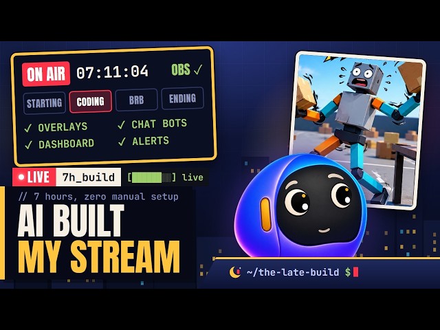 Setting Up My Whole Livestream with AI (Opus 5.5 Live Test)