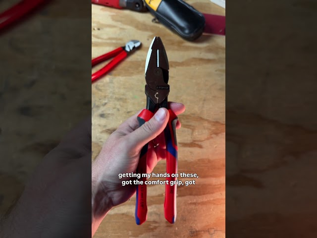First Pair Of Knipex Lineman’s #tools #electrician