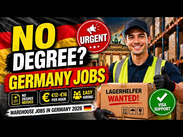 Warehouse Jobs in Germany 🇩🇪📦 | No Degree, Salary, Visa & How to Apply