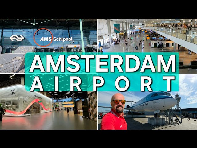 AMSTERDAM AIRPORT - NETHERLANDS 2026 4K