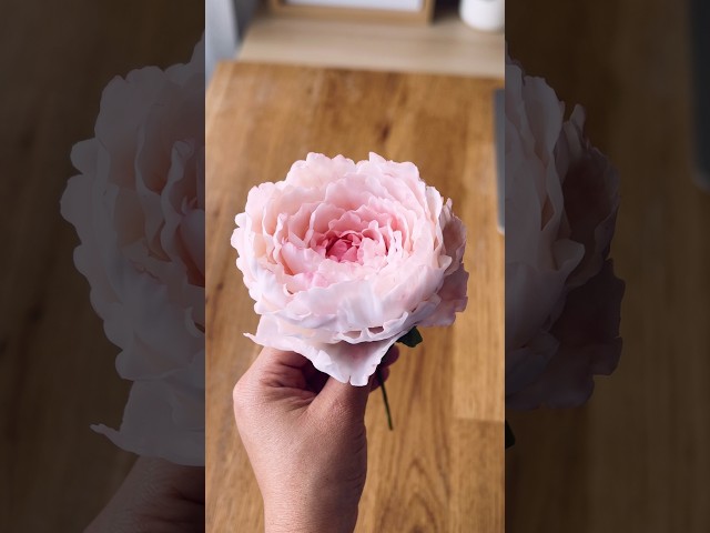 how to make Peony flowers with gumpaste #flowers #diy #art #tutorial #cake #sugarart #gumpaste