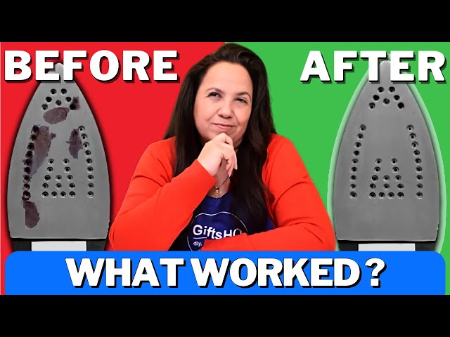 How to Clean an Iron - 3 Ways Compared - What Worked?