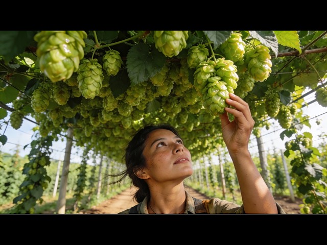Inside The Giant Hop Farm From Laboratory To World Class German Beer | Full Process