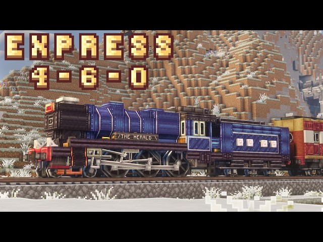 🚂 Minecraft Create Mod Train Tutorial - Express 4-6-0 Ten-Wheeler