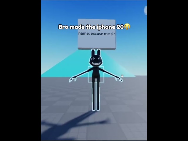 Intern crafts an iphone 20 and sells it to the stalker #art #robloxstudio #intern