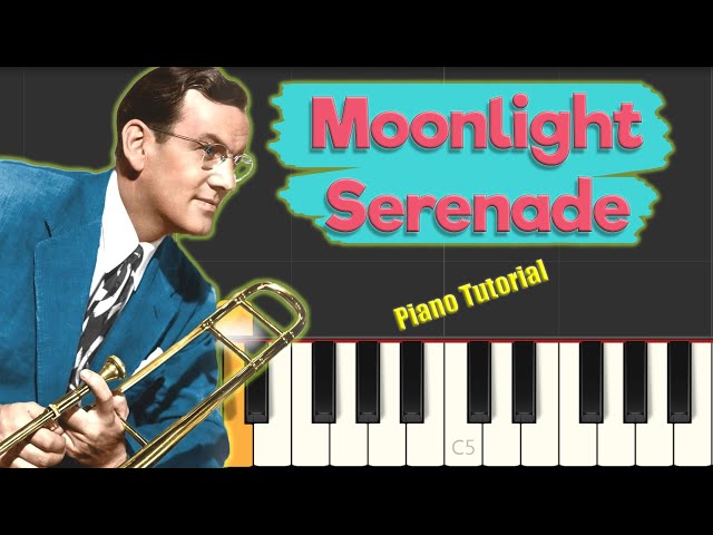 Glenn Miller - Moonlight Serenade - Jazz Piano Tutorial (~Sheets and MIDI in description~)