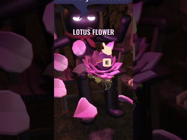HOW TO MAKE LOTUS FLOWER IN THE OUTDOORS! #roblox #doors