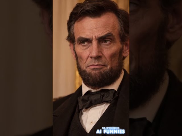 TEASER -  Mr. Newberger's AI Funnies presents GOOD TALK Episode 2 Trump meets Abe Lincoln