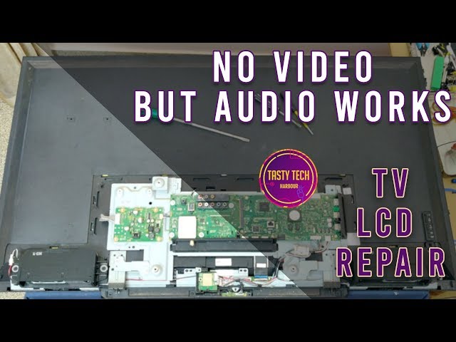 LCD LED TV  Repair | No Video no picture but Sound Ok | Sony Bravia KDL