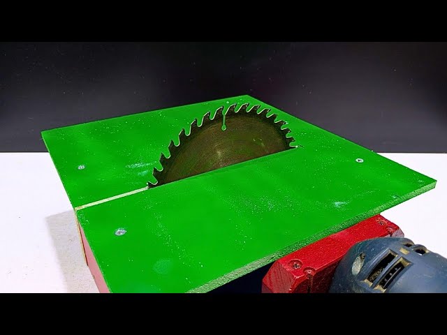 How to make a wood cutter with an electric drill