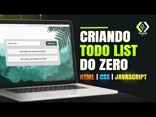 JavaScript Project for Beginners - Learn how to create a To Do List with HTML, CSS, and JavaScript.