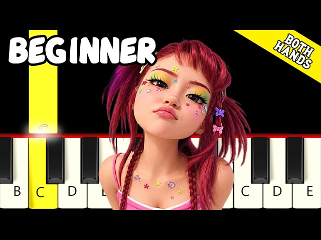 Naykilla - MMG (My Mine Gueh) - Slow (Easy) Piano Tutorial (Both Hands) - Beginner