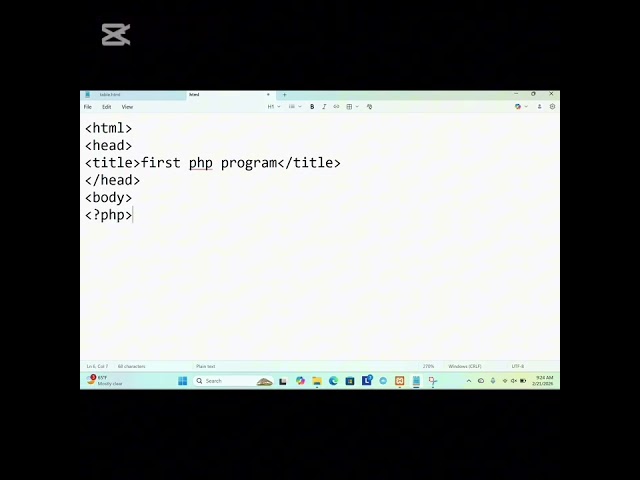How to run a basic code of php by using xamp 