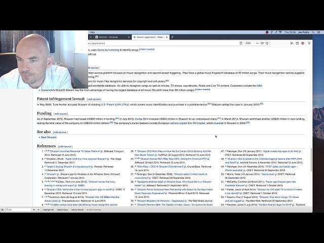 Joe edits Wikipedia Episode 19 - the one with the TERRIBLE audio quality.