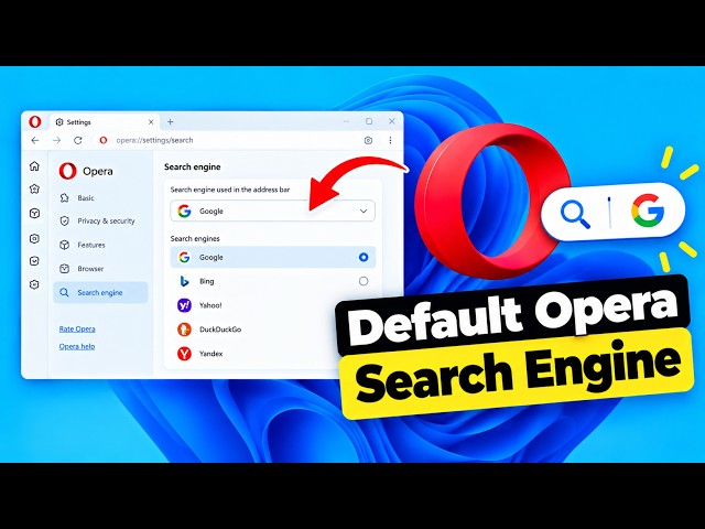 How to Change the Search Engine on Opera Mini